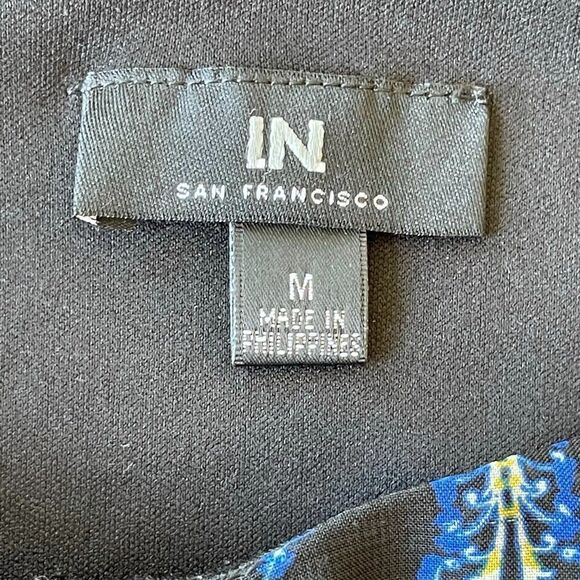 I.N. San Francisco Blue Bell Sleeve Dress - Medium - Picture 6 of 10